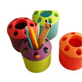 Round Candy Color Pen Container